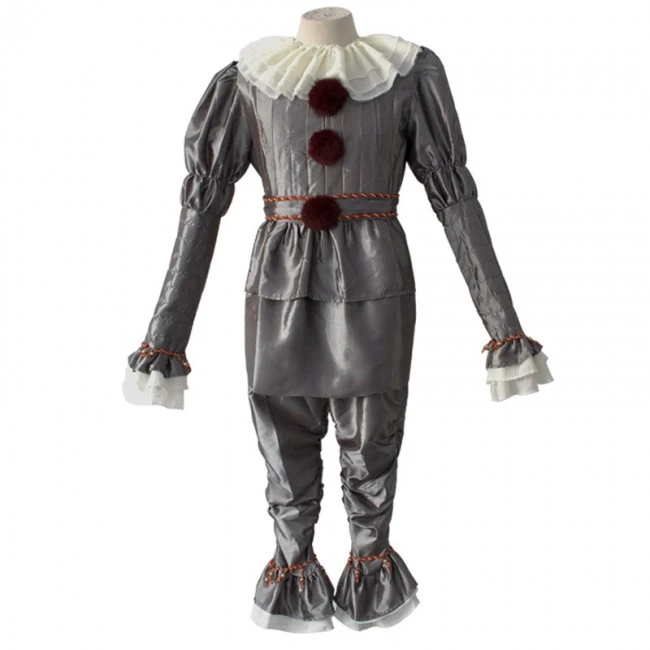 Pennywise Cosplay Costume For Kids And Adult 3 Pennywise Cosplay Costume For Kids And Adult - Image 3