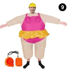Inflatable Sumo Wrestler Costume -Halloween Costume For Kids Cheap Store 14 8 1