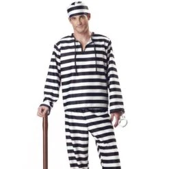 Halloween Zombie Prisoner Costume For Couples