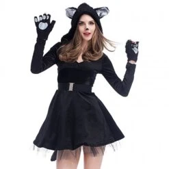 Catwoman Costume Dress Panda Animal Cosplay -Halloween Costume For Kids Cheap Store 4086258615 1734513592.800x800