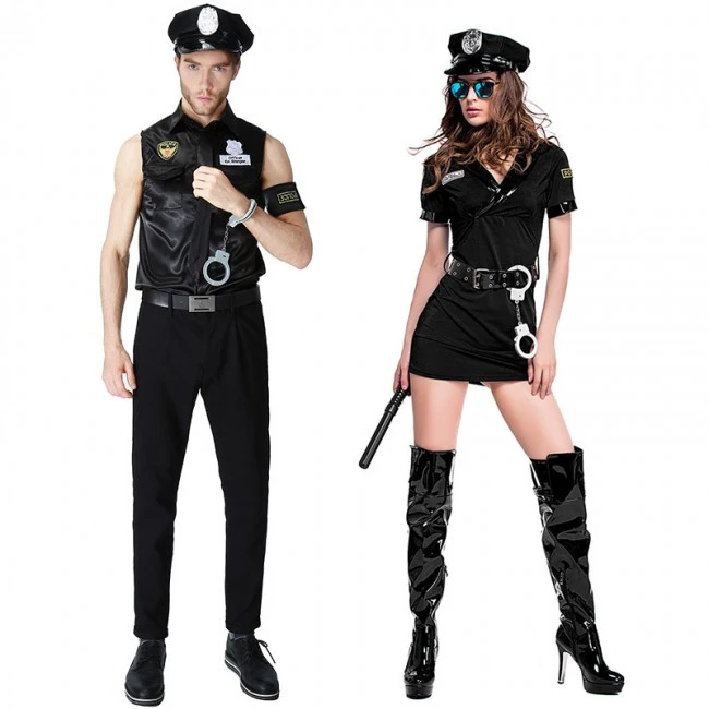Halloween Police Cop Couples Costumes 1 Halloween Police Cop Couples Costumes