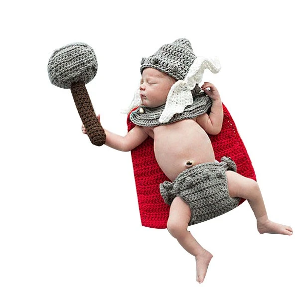 Baby Thor Costume Avenger League 5 Baby Thor Costume Avenger League - Image 5