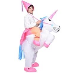 Inflatable Unicorn Costume For Halloween -Halloween Costume For Kids Cheap Store adults or child baby mascot costume rider 4