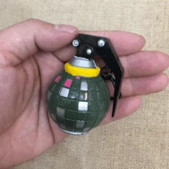 Boogie Bomb Metal Disco Grenade Keychain - Fortnite
