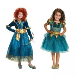 Disney Princess Brave Merida Royal Dress -Halloween Costume For Kids Cheap Store brave merida dress