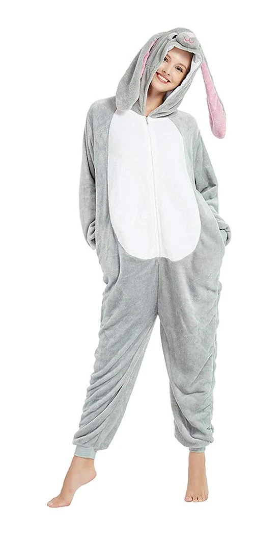 Easter Bunny Onesie Rabbit Costume Pajamas 2 Easter Bunny Onesie Rabbit Costume Pajamas - Image 2