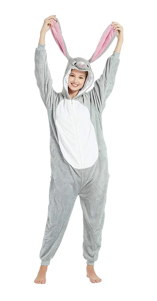 Easter Bunny Onesie Rabbit Costume Pajamas 4 Easter Bunny Onesie Rabbit Costume Pajamas - Image 4