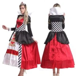 Queen Of Hearts Costume In 5 Styles -Halloween Costume For Kids Cheap Store coldker custom made royal queen of heart 1 1