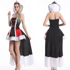 Queen Of Hearts Costume In 5 Styles -Halloween Costume For Kids Cheap Store coldker custom made royal queen of heart 2 1