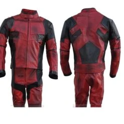 Deadpool Cosplay Costume Replica With Swords -Halloween Costume For Kids Cheap Store deadpool black red real leather suit jacket 1