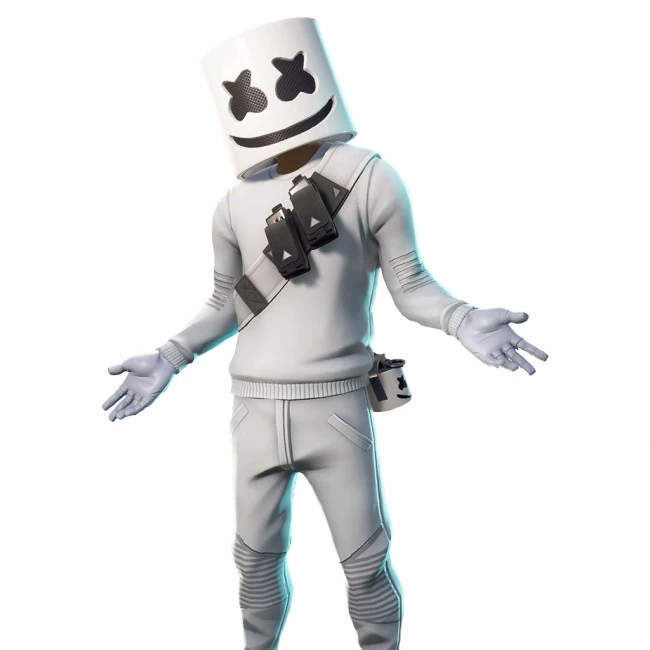 Marshmello Costume With Full Mask For Adult And Kids - Fortnite 3 Marshmello Costume With Full Mask For Adult And Kids - Fortnite - Image 3