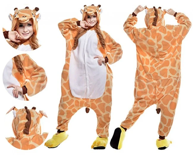 Giraffe Onesie Pajamas Costume 5 Giraffe Onesie Pajamas Costume - Image 5