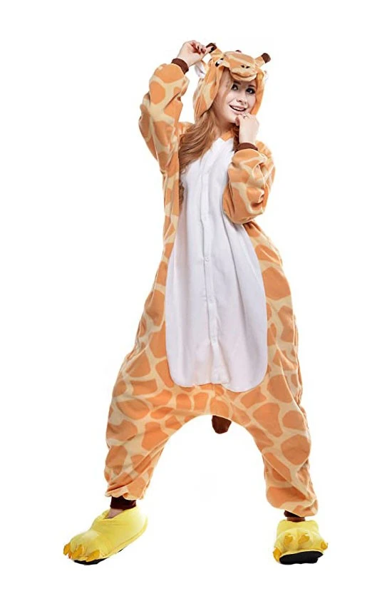Giraffe Onesie Pajamas Costume 1 Giraffe Onesie Pajamas Costume