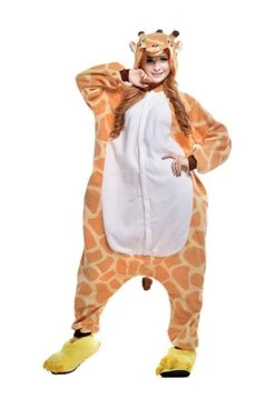 Giraffe Onesie Pajamas Costume 7 Giraffe Onesie Pajamas Costume -Halloween Costume For Kids Cheap Store giraffe onesie pajamas costume 3