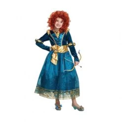 Disney Princess Brave Merida Royal Dress -Halloween Costume For Kids Cheap Store halloween brave merida princess dress