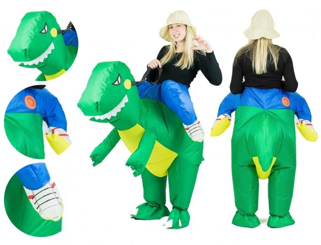 Halloween Riding Dino Inflatable Costume 4 Halloween Riding Dino Inflatable Costume - Image 4