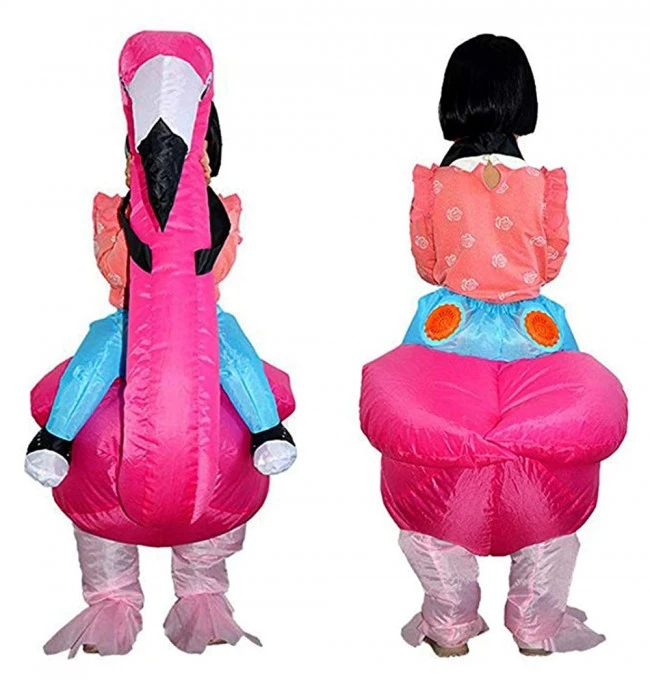 Halloween Flamingo Inflatable Costume 1 Halloween Flamingo Inflatable Costume