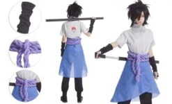 Sasuke Uchiha Cosplay Suit -Halloween Costume For Kids Cheap Store halloween sasuke uchiha cosplay suit