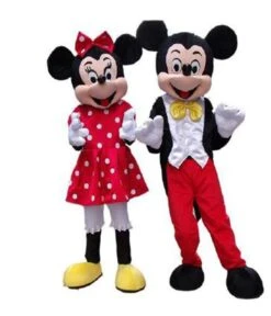 Mickey Mouse And Minnie Mouse Costume Cosplay