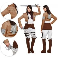 Adult Mikasa Ackerman Costume Coat- Attack On Titan -Halloween Costume For Kids Cheap Store mikasa ackerman costume coat attack on titan