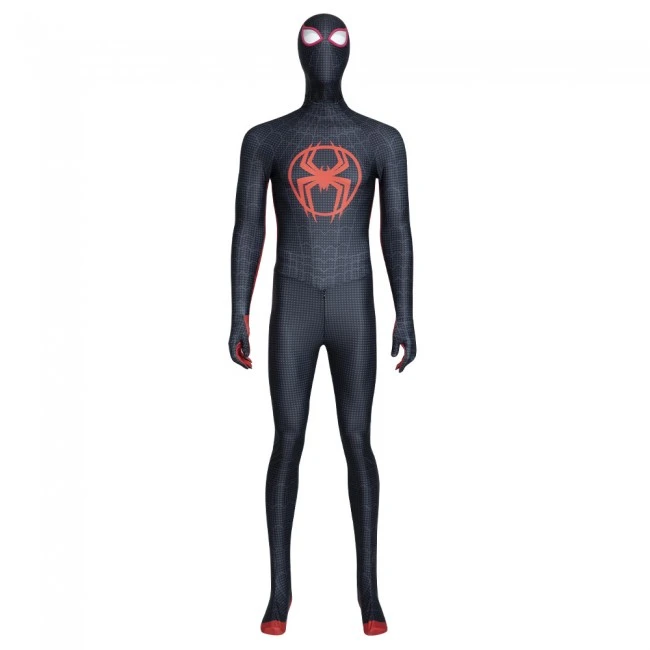 Miles Morales Black Spiderman Costume Suit - Spider Verse 3 Miles Morales Black Spiderman Costume Suit - Spider Verse - Image 3