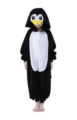 Penguin Onesie Pajamas Costume -Halloween Costume For Kids Cheap Store penguin onesie pajamas costume 1