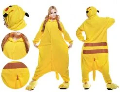 Pokemon Pikachu Onesie Costume -Halloween Costume For Kids Cheap Store pokemon pikachu onesie 0