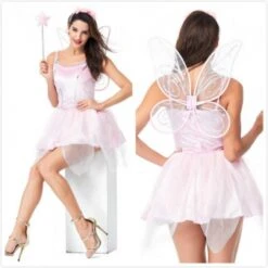 Halloween Pink Angel Cosplay Costume -Halloween Costume For Kids Cheap Store ps2899