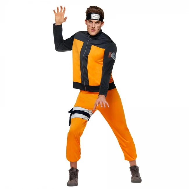 Uzumaki Cosplay Costume For Kids And Adult - Naruto 4 Uzumaki Cosplay Costume For Kids And Adult - Naruto - Image 4