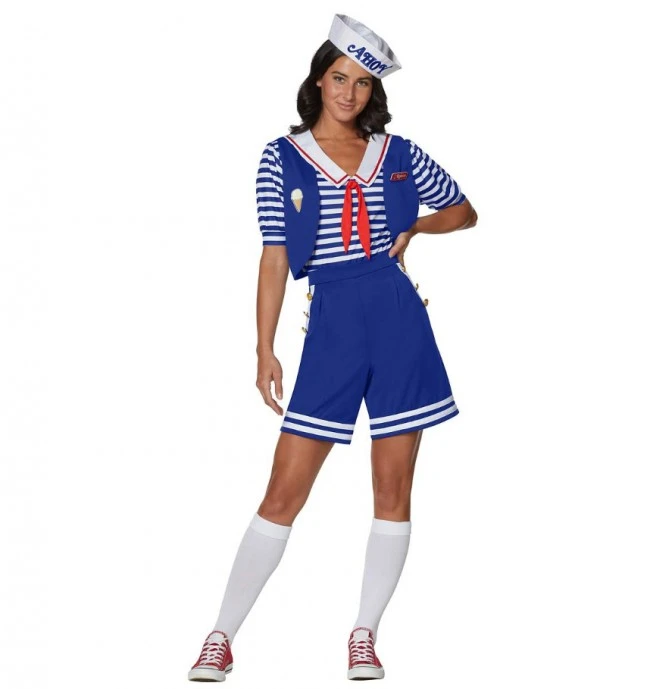 Robin Scoops Ahoy Costume - Stranger Things 1 Robin Scoops Ahoy Costume - Stranger Things