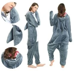 Shark Onesie Pajamas Costume -Halloween Costume For Kids Cheap Store shark onesie 0