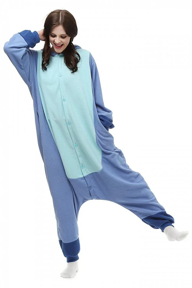 Stitch Onesie Pajamas Costume 2 Stitch Onesie Pajamas Costume - Image 2