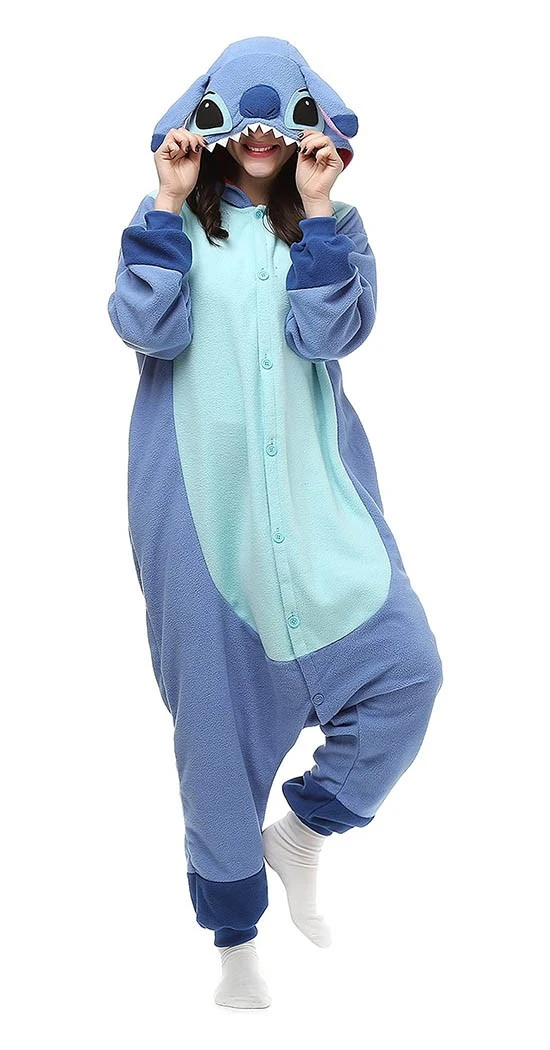 Stitch Onesie Pajamas Costume 3 Stitch Onesie Pajamas Costume - Image 3