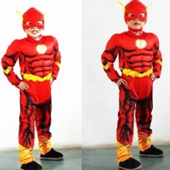The Flash Costumes For Kids & Adults - DC Comics -Halloween Costume For Kids Cheap Store superhero adult and kids cosplay costume flash 1
