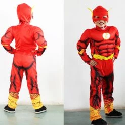 The Flash Costumes For Kids & Adults - DC Comics -Halloween Costume For Kids Cheap Store superhero adult and kids cosplay costume flash 2