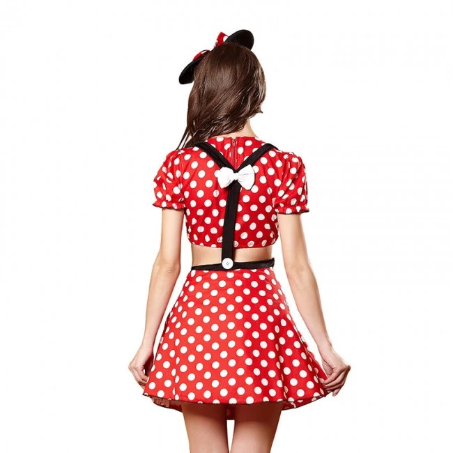 Sexy Disney Minnie Mouse Costume Dress For Women 4 Sexy Disney Minnie Mouse Costume Dress For Women - Image 4