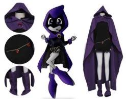 Teen Titans Raven Costume Cosplay For Kids And Adult 6 Teen Titans Raven Costume Cosplay For Kids And Adult -Halloween Costume For Kids Cheap Store teen titans raven costume 0