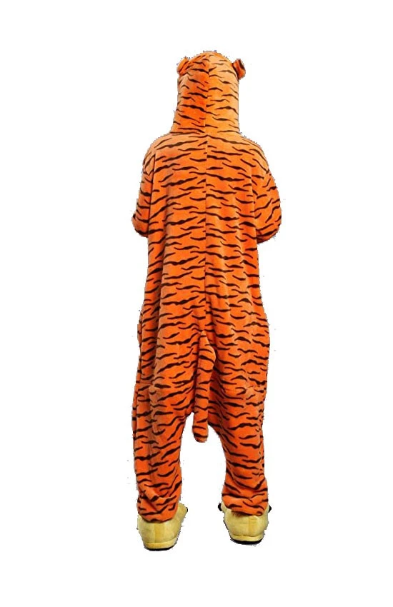 Tiger Onesie Pajamas Costume 3 Tiger Onesie Pajamas Costume - Image 3